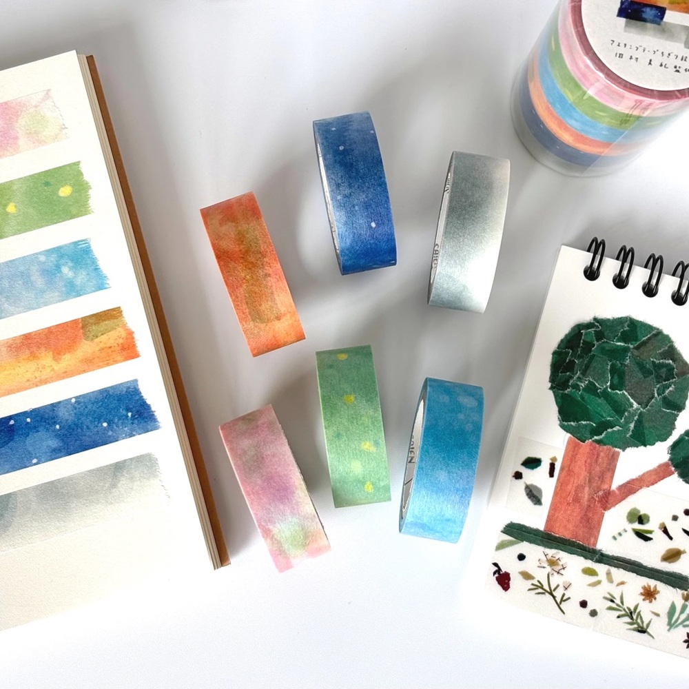 Miki Tamura Art Washi Tape Set - Relax